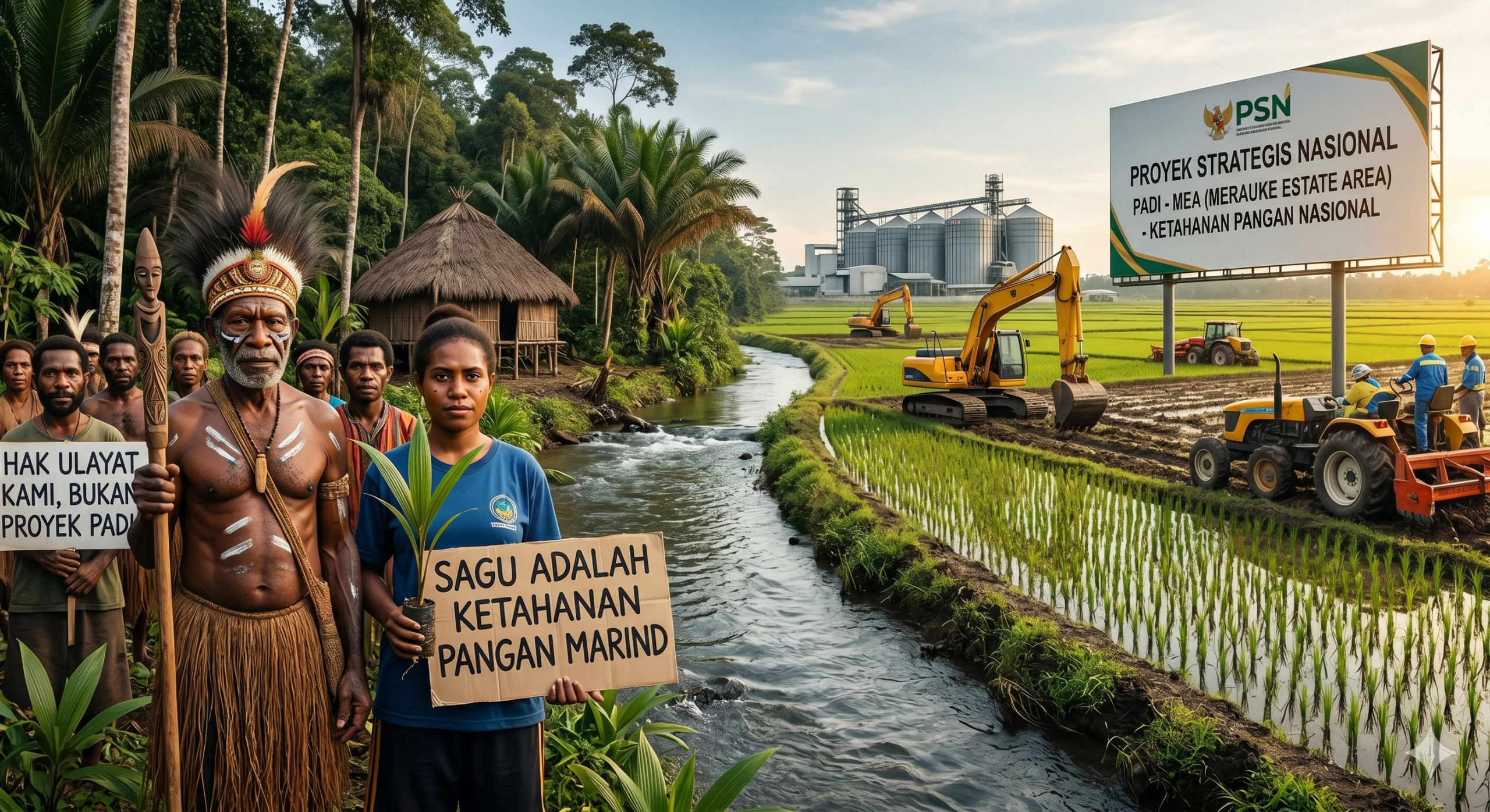 Siapa sih yang untung dari proyek padi ini?