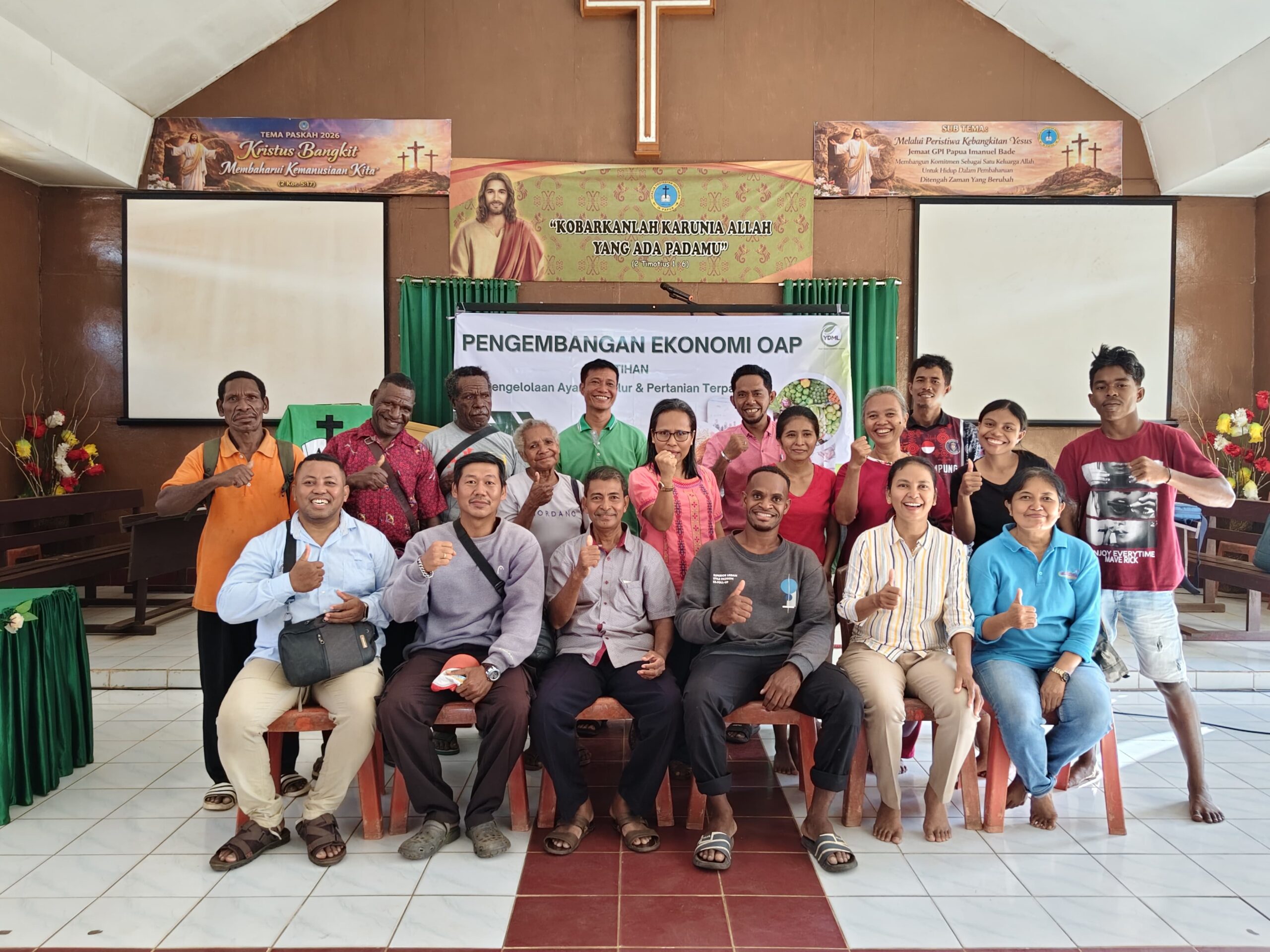 Perangi Stunting dari Halaman Gereja: Program YDML dan GPI Papua Hadirkan Solusi Pangan Bergizi di Bade